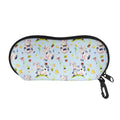Watercolor Cartoon Cow Pattern Print Glasses Case