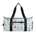 Watercolor Cartoon Cow Pattern Print Gym Bag