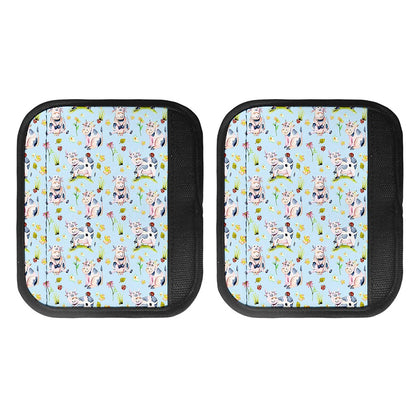 Watercolor Cartoon Cow Pattern Print Handle Covers