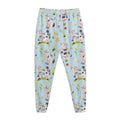 Watercolor Cartoon Cow Pattern Print Jogger Pants
