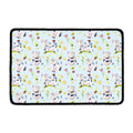 Watercolor Cartoon Cow Pattern Print Kitchen Mat