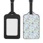 Watercolor Cartoon Cow Pattern Print Luggage Tag