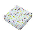 Watercolor Cartoon Cow Pattern Print Outdoor Seat Cushion Cover