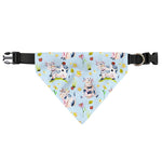 Watercolor Cartoon Cow Pattern Print Over The Collar Dog Bandana