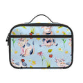 Watercolor Cartoon Cow Pattern Print Portable Lunch Bag