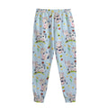 Watercolor Cartoon Cow Pattern Print Sweatpants