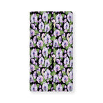 Watercolor Cattleya Pattern Print Baby Crib Sheet