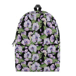 Watercolor Cattleya Pattern Print Backpack