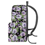 Watercolor Cattleya Pattern Print Backpack