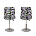 Watercolor Cattleya Pattern Print Bar Stool Covers