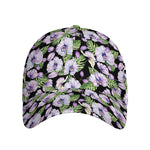 Watercolor Cattleya Pattern Print Baseball Cap