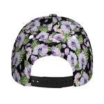 Watercolor Cattleya Pattern Print Baseball Cap