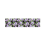 Watercolor Cattleya Pattern Print Bed Runner