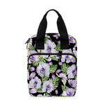 Watercolor Cattleya Pattern Print Bible Tote Bag