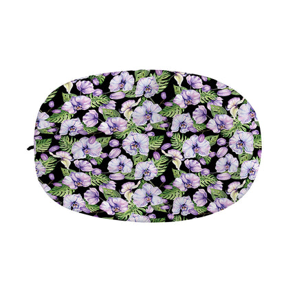 Watercolor Cattleya Pattern Print Car Side Mirror Covers
