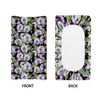 Watercolor Cattleya Pattern Print Changing Pad Cover