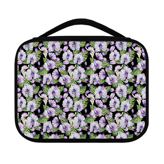Watercolor Cattleya Pattern Print Classic Bible Case