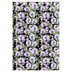 Watercolor Cattleya Pattern Print Curtain