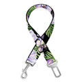 Watercolor Cattleya Pattern Print Dog Seat Belt