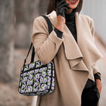 Watercolor Cattleya Pattern Print Double Strap Bible Bag