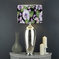 Watercolor Cattleya Pattern Print Drum Lamp Shade