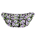 Watercolor Cattleya Pattern Print Fanny Pack