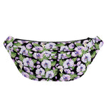 Watercolor Cattleya Pattern Print Fanny Pack