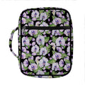 Watercolor Cattleya Pattern Print Front Pocket Bible Bag