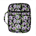 Watercolor Cattleya Pattern Print Front Pocket Bible Bag