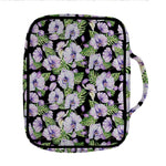 Watercolor Cattleya Pattern Print Front Pocket Bible Bag