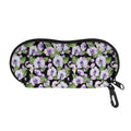 Watercolor Cattleya Pattern Print Glasses Case