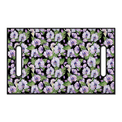Watercolor Cattleya Pattern Print Golf Cart Seat Cover