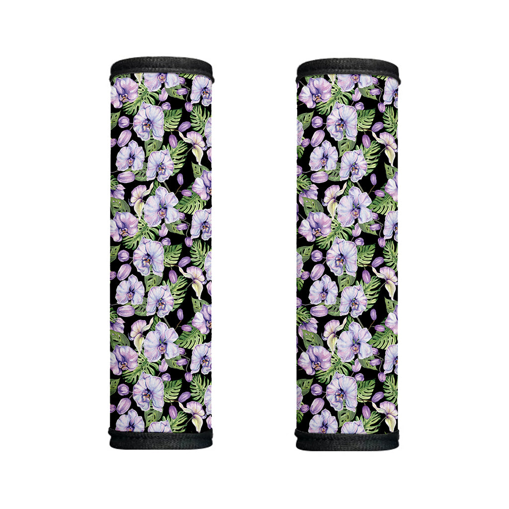 Watercolor Cattleya Pattern Print Handle Covers