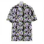Watercolor Cattleya Pattern Print Hawaiian Shirt