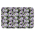 Watercolor Cattleya Pattern Print Indoor Door Mat