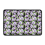 Watercolor Cattleya Pattern Print Kitchen Mat