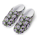 Watercolor Cattleya Pattern Print Mesh Casual Shoes