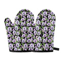 Watercolor Cattleya Pattern Print Oven Mitts