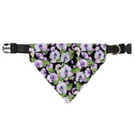 Watercolor Cattleya Pattern Print Over The Collar Dog Bandana