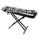 Watercolor Cattleya Pattern Print Piano Keyboard Cover
