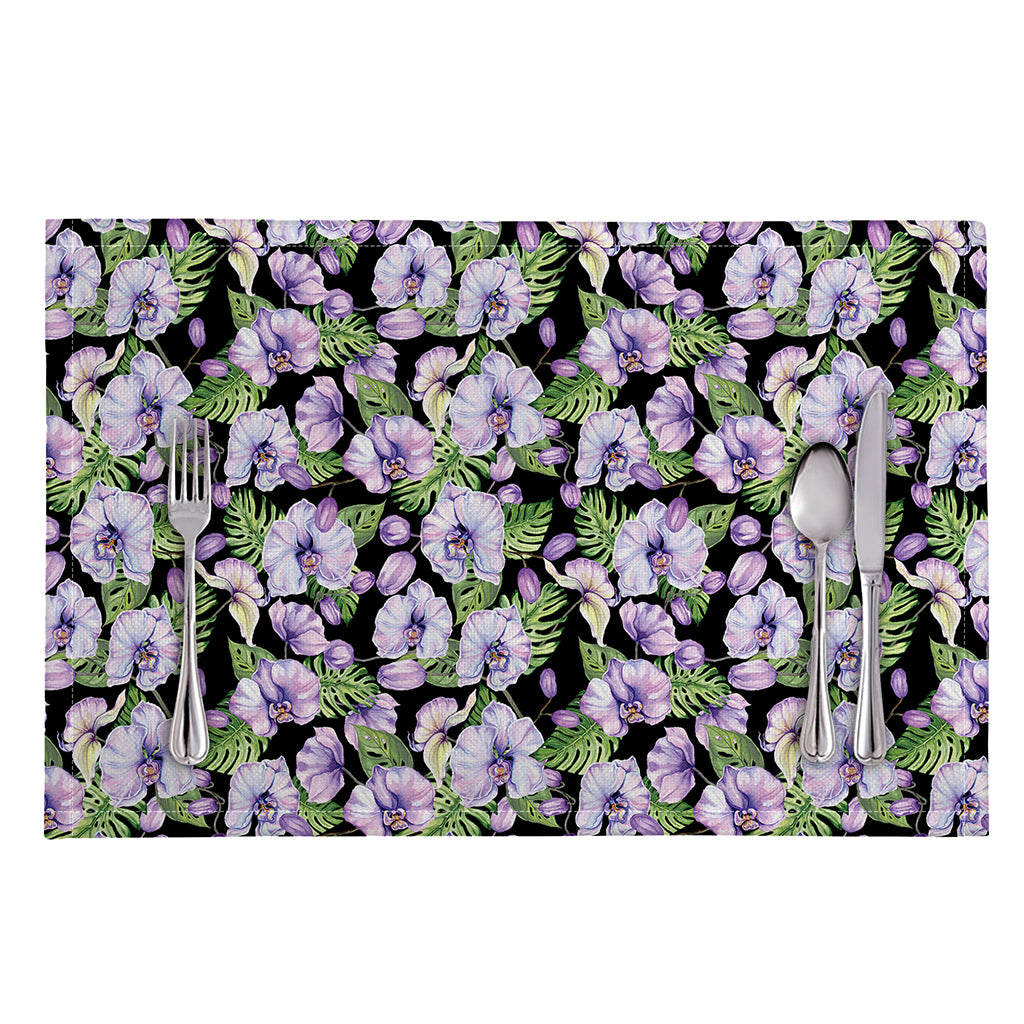 Watercolor Cattleya Pattern Print Placemat