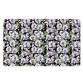 Watercolor Cattleya Pattern Print Polyester Doormat