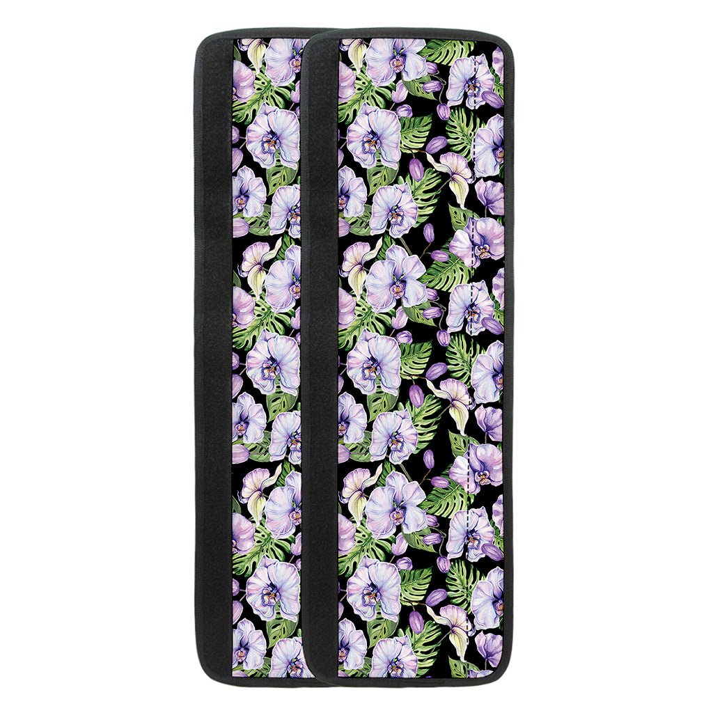 Watercolor Cattleya Pattern Print Refrigerator Handle Covers