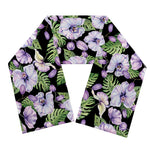 Watercolor Cattleya Pattern Print Scarf