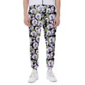 Watercolor Cattleya Pattern Print Joggers