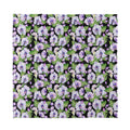 Watercolor Cattleya Pattern Print Silk Bandana