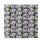 Watercolor Cattleya Pattern Print Silk Bandana