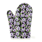 Watercolor Cattleya Pattern Print Single Oven Mitt
