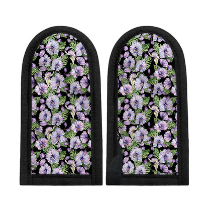 Watercolor Cattleya Pattern Print Skillet Handle Cover