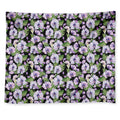 Watercolor Cattleya Pattern Print Tapestry